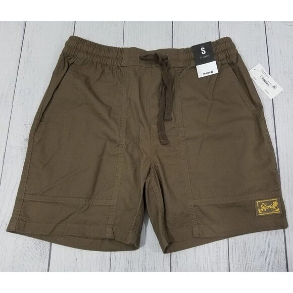 Hurley Baja Slub Volley 17" Drawstring Shorts Mens Size Small - Picture 1 of 4